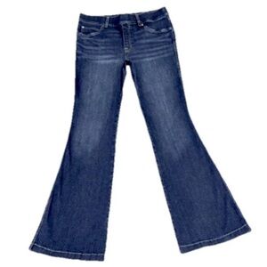 👖🍑 SPANX EveryWear Flare Jeans | Mid-Blue Booty-Lift TummyTamer Sculpting | Sz L